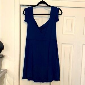 Free People Blue Off Shoulder Sundress